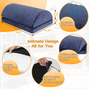 <span class=keywords><strong>Coussin</strong></span> de repose-pieds <span class=keywords><strong>demi</strong></span>-<span class=keywords><strong>lune</strong></span>, traversin confortable et réglable, ergonomique, pour voyage, pédicure, vente en gros, - Product Image 2