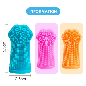 <span class=keywords><strong>YOSHI</strong></span> 2025 brosse à dents de nettoyage de la bouche pour animaux de compagnie brosse à dents en silicone pour chien brosse à dents rotative à 360 ° pour chien chat - Product Image 5