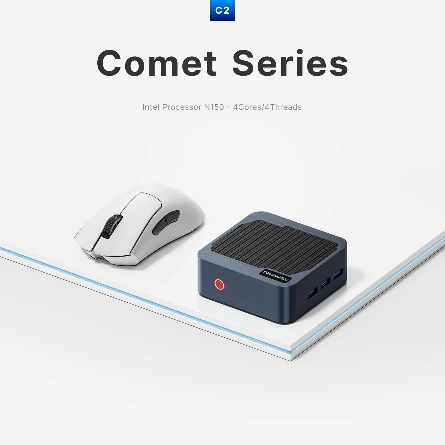 origimagic C2 Mini PC - Intel Twin Lake-N150 (最大3.6GHz) | 12GB