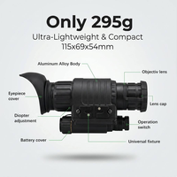 Harga Terjangkau FOM1200-FOM1400 Gen2+ PVS-14 Dilengkapi IR dan Indikator Baterai Lemah Monokuler Penglihatan Malam Grosir