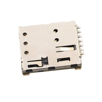 Soporte para Tarjeta NM de 8 Pines con Expulsión Automática, Conector SMT Resistente a Altas Temperaturas para Dispositivos Inteligentes