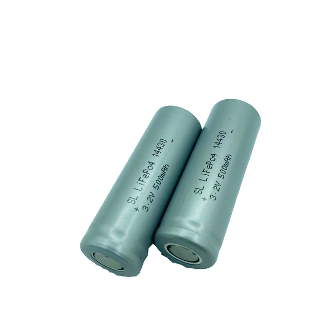 LiFePO4 14430 3.2V 500mAh Rechargeable LFP Batteries 500mAh 14430 Lithium Iron Phosphate Battery Cell