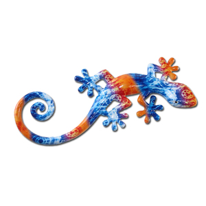 Personalizada Decoración Colgante de Pared 3D Decorativo Español <span class=keywords><strong>Barcelona</strong></span> Mosaico Gecko Lagarto Resina Estatuilla - Product Image 4