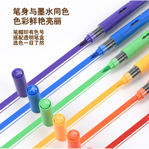 Customizable Acrylic <b>Marker</b> Pens 84 Colors 6mm <b>Permanent</b> Ink Uv Printing Gift Box Packaging - Product Image 2