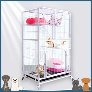 <span class=keywords><strong>Cage</strong></span> pliante robuste à lapin, accessoire en acier inoxydable, <span class=keywords><strong>Cage</strong></span> pour animaux de compagnie de chine - Product Image 2