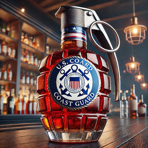 Carafe à whisky bouledogue français drôle de vente en gros autocollants disponibles bouteilles en verre en forme de <span class=keywords><strong>grenade</strong></span> canard chien avec liège - Product Image 3