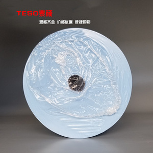 Chiffon de nettoyage Tesuo, grand rouleau bleu, non tissé, jetable, pour nettoyage industriel, 870 feuilles par rouleau - Product Image 4