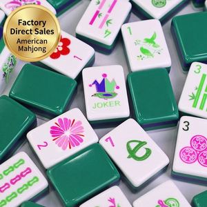 Nouveau jeu de Mahjong américain 4 couches 160 pièces en acrylique, design moderne et créatif, prêt pour FBA, vente en gros, cadeaux, best-seller 2026 - Product Image 1