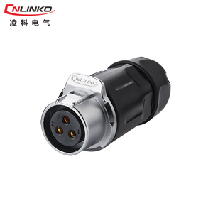 IP68 không thấm nước 3-pin Pin Cáp kết nối cao cơ khí ổn định Nylon Nhà ở cho điện LED ứng dụng đánh giá 50A 10A - Product Image 4