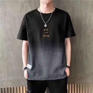 T854 Men's Vintage Short Sleeve Printed for <strong>Face</strong> <strong>T</strong>-<strong>shirt</strong> 180g Polyester Milk Silk Loose Fit Summer Clothing <strong>T</strong> <strong>Shirts</strong> - Product Image 6