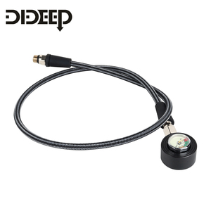 Manómetro de Buceo DIDEEP de Alta Presión, 350 Bar, Material Trenzado, Negro, Impermeable, Ajustable y Duradero - Product Image 5