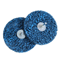 Disque à rayures bleu de haute qualité, idéal pour l'élimination de la rouille et de la peinture, personnalisable OEM