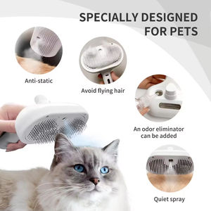 Cepillo de Vapor para Gatos 3 en 1, Peine para Eliminar el Pelo de Mascotas con Vapor, Autolimpiante, Antiestático, Eficaz para Eliminar el Pelo, Cepillo para el Cuidado de Gatos - Product Image 2