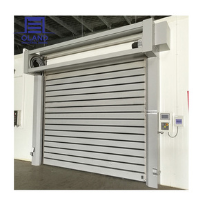 Puerta Rápida Industrial de Aluminio Aislada, Resistente y de Alta Velocidad, con Sensor de Radar para Cámaras Frigoríficas - Product Image 1
