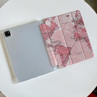 Étui magnétique personnalisé de haute qualité en TPU transparent et cuir pour iPad Pro 11 pouces (7e, 8e, 9e génération) et iPad Air 3 (10,2 pouces)