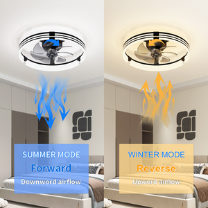 Intelligent Modern <b>Ceiling</b> Fan <b>Light</b> with <b>Remote</b>&App <b>control</b> Reversible Airflow Silent fan <b>light</b> for Bedroom Hotel kitchen - Product Image 3
