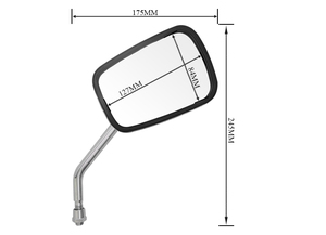 Chất lượng cao QJ150 xe máy Phụ kiện ABS trở lại Scooter nhôm Side <span class=keywords><strong>Rear</strong></span> <span class=keywords><strong>View</strong></span> gương khả năng hiển thị cao bộ phận cơ thể - Product Image 2