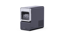 Comptoir de machine à glaçons intelligent avec poignée, 10kg/24h, couvercle supérieur amovible, nettoyage automatique, machine à glaçons portable pour la maison