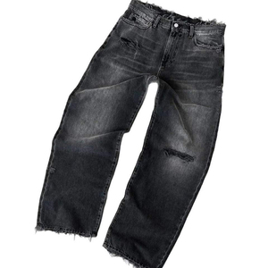 Pantalones vaqueros resistentes y elásticos para hombre, pantalones de trabajo y casuales, estilo holgado. - Product Image 3