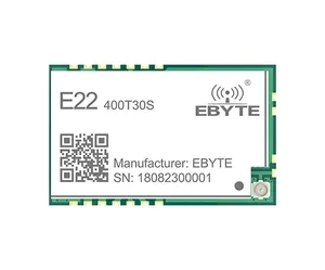 Ebyte E22-400T30S OEM/оптовая продажа женское бельё маленького размера и дешевые Semtech SX1262 UART 10 км Диапазон 433 МГц 30dBm SMD CE RoHs FCC фирмы mlight LoRa RF модуль