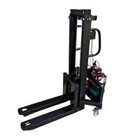 Chariot élévateur électrique sans fil durable de 1,2 m et 1,6 m, capacité 300 kg, avec télécommande, pour la mise en place d'expositions et d'événements