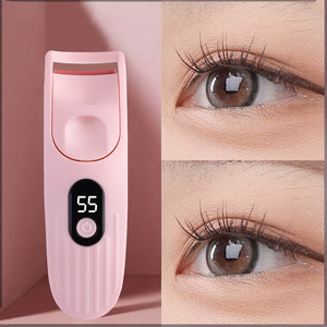 Rizador de Pestañas Térmico al por Mayor, Recargable por USB, Portátil, de Plástico, Herramienta de Maquillaje Rosa con Pantalla Digital, GZ RTS, Pedido Mixto a Granel - Product Image 3