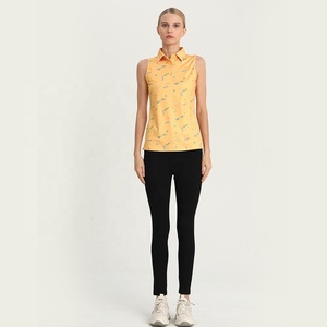 En stock, <span class=keywords><strong>polo</strong></span> <span class=keywords><strong>de</strong></span> sport sans manches pour femmes, imprimé par sublimation, anti-accrocs, respirant, <span class=keywords><strong>de</strong></span> haute qualité - Product Image 4