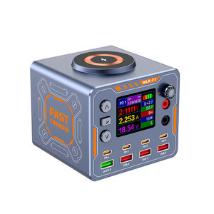 อะแดปเตอร์ชาร์จเร็ว 140W GaN แบบหลายพอร์ตสำหรับโทรศัพท์มือถือ สมาร์ทวอทช์ หูฟัง พร้อมปลั๊กแบบพับได้สำหรับใช้ในสหราชอาณาจักร - Product Image 3