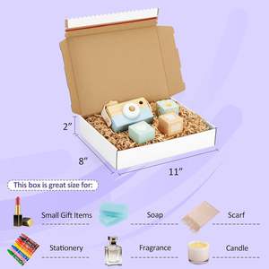 Cajas de Envío Blancas Impresas Personalizadas, Caja de Cartón Corrugado Autosellable para Pequeñas Empresas, Envíos Postales - Product Image 2