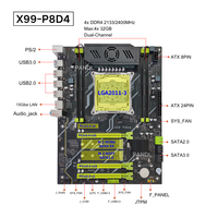 Nueva Placa Base ATX X99 Compatible con Intel Xeon E5 V3/V4, Doble Canal, 4x DDR4, SATA3.0, NVMe M.2, PCIe3.0 X16