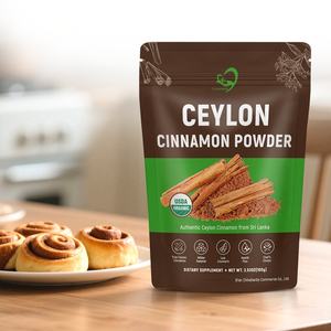 Poudre de cannelle de Ceylan biologique de qualité supérieure Chinaherbs, 100% pure, épices naturelles en gros avec des polyphénols actifs - Product Image 1