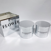 2025 Hochwertige runde Blumen aufbewahrung eimer Papier box für Blumenstrauß verpackungen und Geschenk artikel