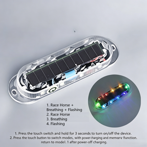 Feux de signalisation à LED solaires, étanches IP67, pour camions, remorques, feux de signalisation clignotants pour le <span class=keywords><strong>trafic</strong></span> - Product Image 4