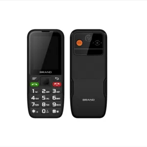 F22 fácil de usar 2.4 polegadas dual sim tocha FM alto volume de discagem voz 2g teclado móvel gsm celular 2g rede feature phones