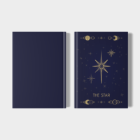 Journal personnalisé au design créatif A5 à couverture rigide avec lune céleste Soleil Carnet de notes d'agenda quotidien et d'évènements de haute esthétique