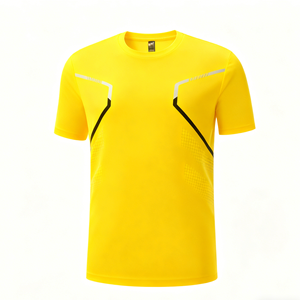 T-shirt de course à manches courtes de haute qualité, personnalisé, multicolores, respirant, à séchage rapide, anti-humidité, léger, pour la course en plein air - Product Image 2