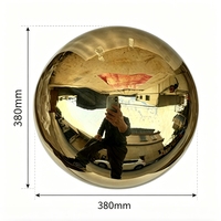 Boule de cuivre, boule de cuivre creuse polie miroir, personnalisable avec des diamètres allant de 200 à 3000 mm