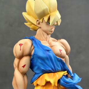 Estatua Coleccionable de Goku Super Saiyan de la Marca CK con <span class=keywords><strong>Cicatrices</strong></span> Corporales y Modelo Decorativo de Alta Calidad para Entusiastas del Anime - Product Image 6