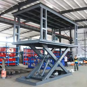 Disesuaikan 1T 2T 5T 6T 3m 4m kecil hidrolik kargo lantai gunting Lift Table baru 380v kondisi untuk industri ritel - Product Image 5