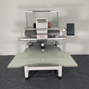 High Quality 12 Needle Single Head Automatic Flat Embroidery <b>Machine</b> 1200 Rpm New Multifunctional 800*500mm Home Use - Product Image 3