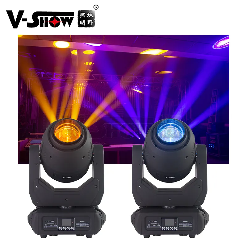 Projecteur de lumière à tête mobile, éclairage de scène, zoom 250w 250W bsw 250 spot de lavage led Disco dj