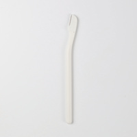 Tondeuse à sourcils portable de voyage, rasoir léger avec manche en fer blanc, outil de façonnage des sourcils et d'épilation du visage