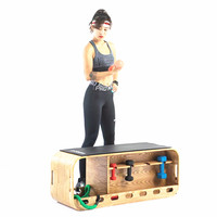FRE Profession Multifonctionnel Bois Musculation Haltère Banc D'exercice Banc Intérieur Maison Gym Poste De Travail