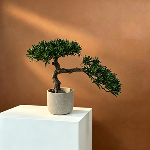 Árboles de Pino Bonsái Artificiales de Plástico con Macetas, Pequeñas Plantas de Pino Artificiales en Maceta para Decoración de Porche, Hogar, Oficina, Patio - Product Image 5