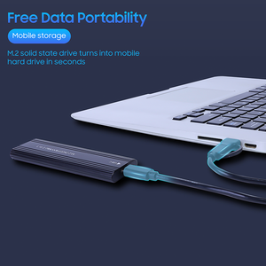 Aluminium M2 Ssd Gehäuse Typ C USB 3.1 Nvme Sata <span class=keywords><strong>2</strong></span> in 1 NGFF Nvme Sata 4TB <span class=keywords><strong>M</strong></span>.<span class=keywords><strong>2</strong></span> Ssd Externes Gehäuse - Product Image 6