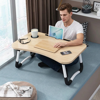 Table pliante portable pour ordinateur portable avec tiroir, pour lit et canapé, vente en gros OEM ODM