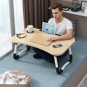 Meja Laptop Lipat Portabel OEM ODM Grosir, Dapat Disesuaikan, dengan Laci, untuk Tempat Tidur dan Sofa - Product Image 3
