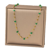 Collier pendentif en coquillage avec zircon coloré plaqué or en acier inoxydable, style tendance de célébrité d'Internet, nouvelle mode européenne YL