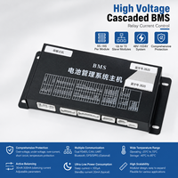 Système de gestion de batterie (BMS) haute tension évolutif 256S EC-HV-MC1+EC-HV-SC15+écran LCD 4,3 pouces avec CAN RS485 pour packs de batteries