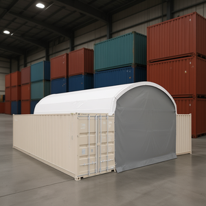 Kit Parete Posteriore per Container, Compatibile con Container di Altezza Standard 8'6'', Gabbia di Stoccaggio in Polietilene - Product Image 2